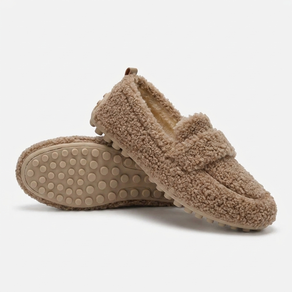Lieke | Zachte Loafers Met Klassieke Noppenzool