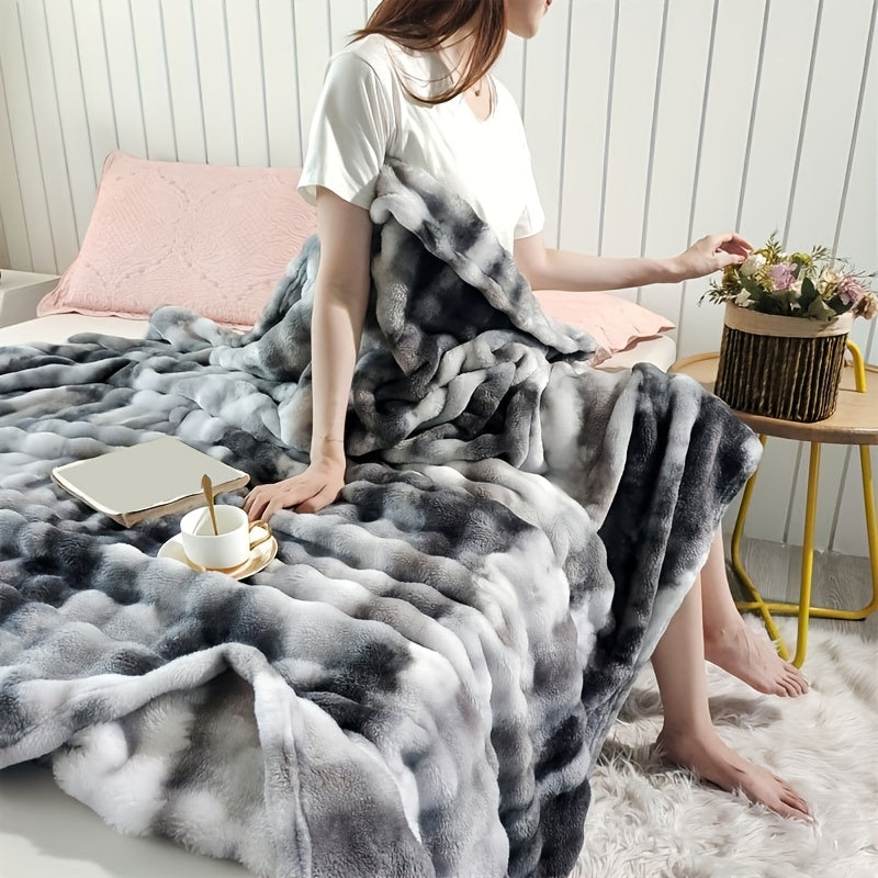 Lily | Geweven Plaid Met Gestreept Reliëf