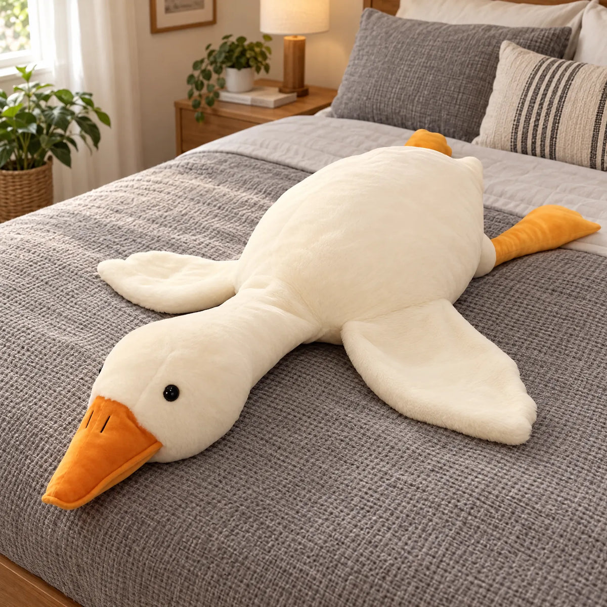 Lois | Grote Liggende Vogel Knuffel Kussen