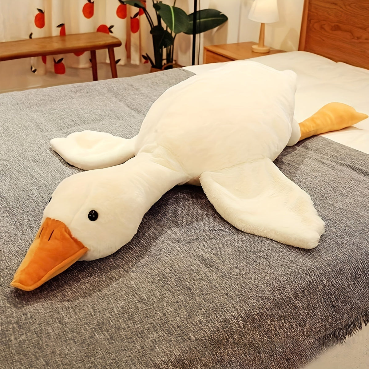 Lois | Grote Liggende Vogel Knuffel Kussen