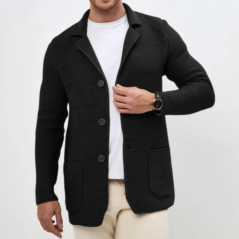 Lorenzo | Slim-fit gebreid vest met knoopsluiting 3