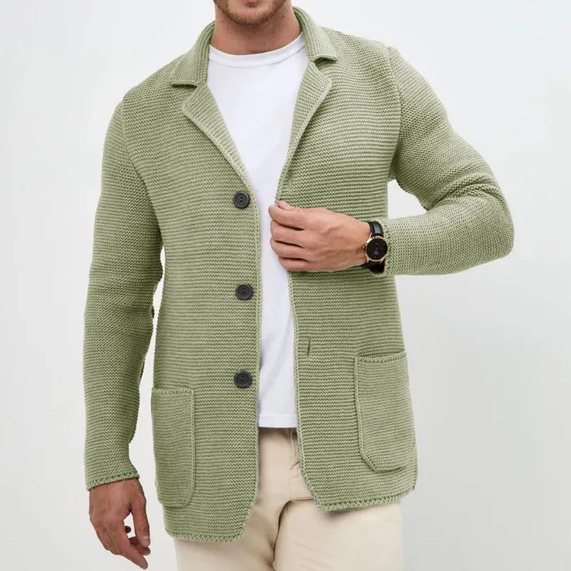 Lorenzo | Slim-fit gebreid vest met knoopsluiting 6