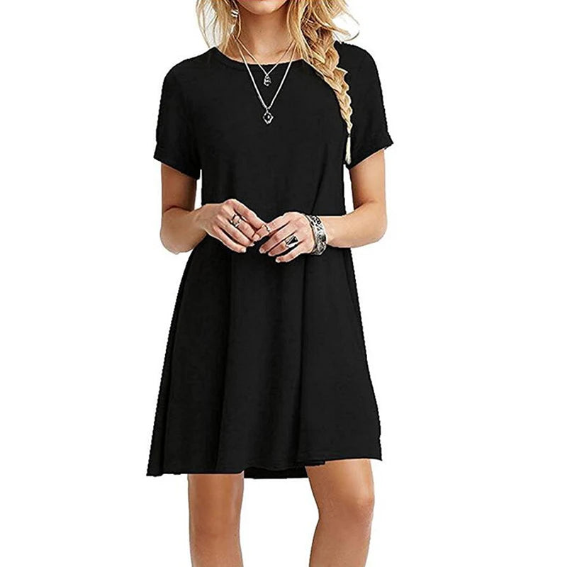 Los Vallende Casual T-Shirtjurk | Navando 