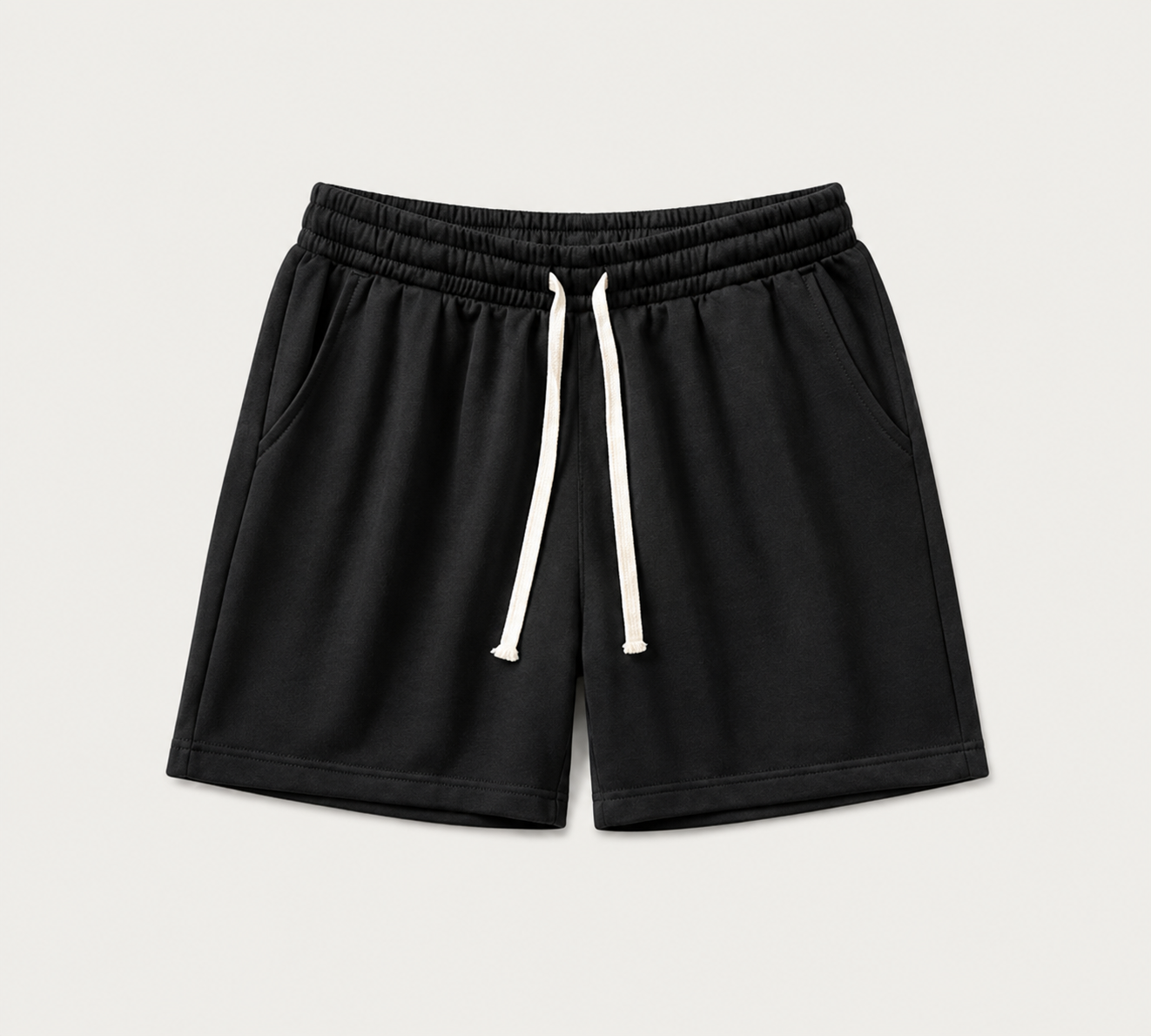 Lockere Sportshorts mit elastischem Bund und Kordelzug | Navando