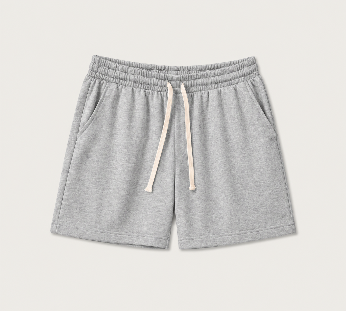 Lockere Sportshorts mit elastischem Bund und Kordelzug | Navando