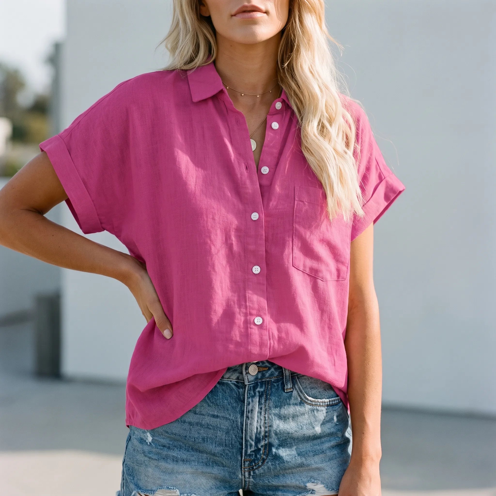 Luchtige Casual Damesblouse | Navando 