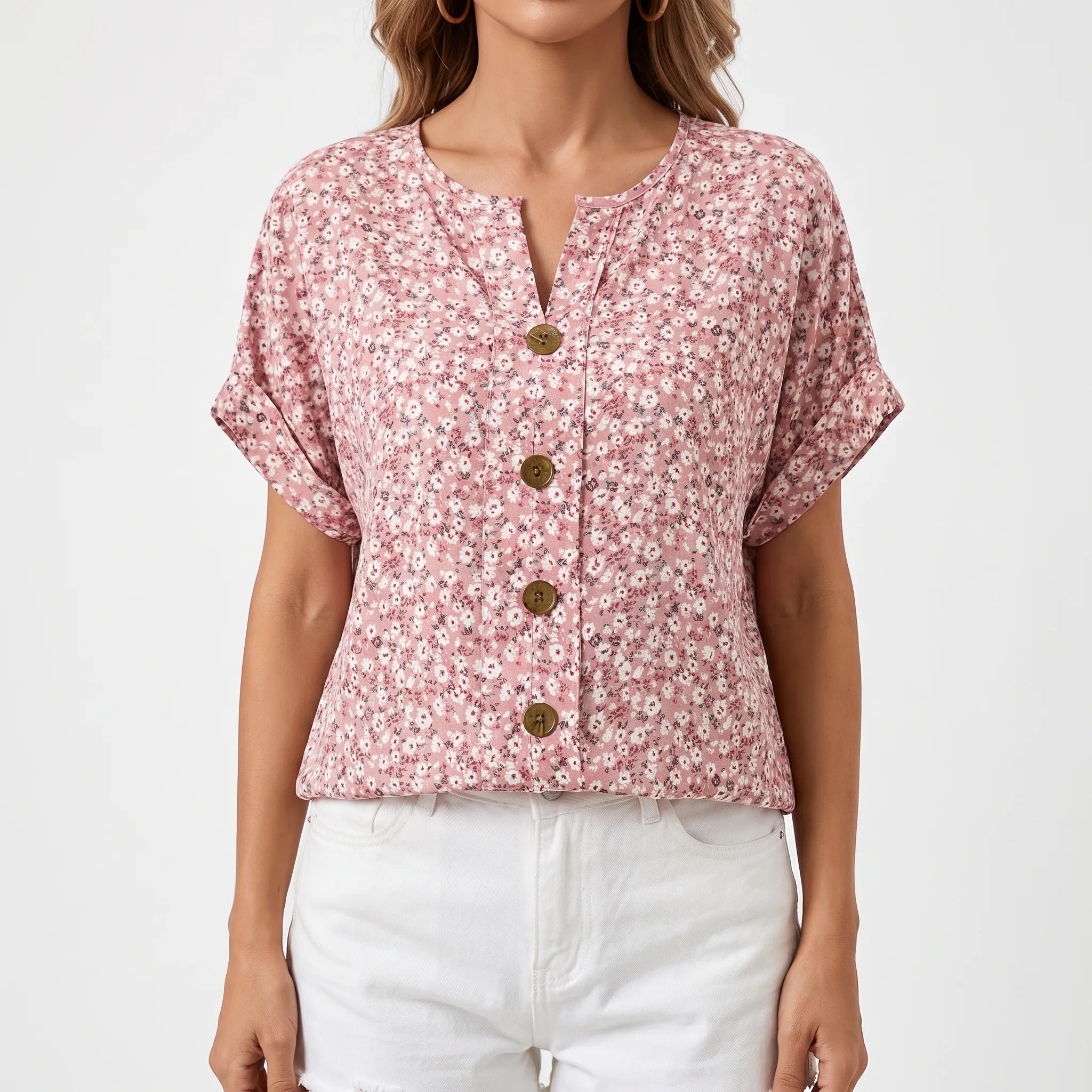 Luchtige Gebloemde Zomerblouse | Navando 