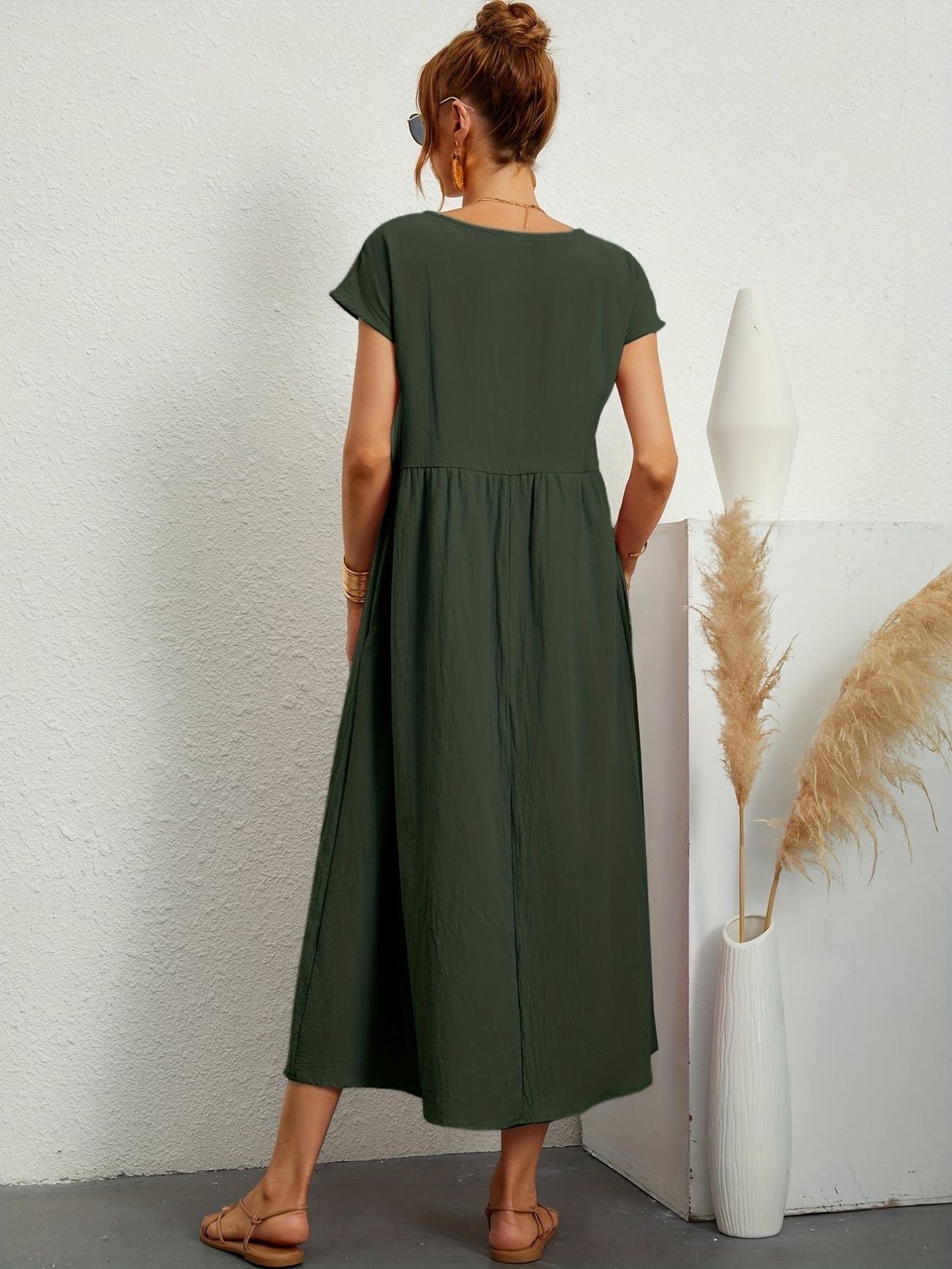 Luchtige Zomerjurk Met Hoge Taille | Navando