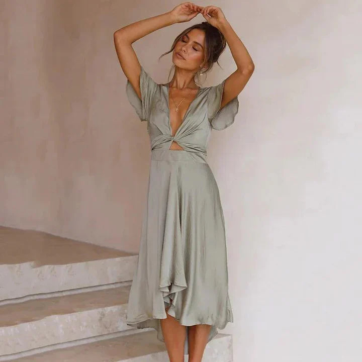 Lunessa | Luchtige vintage jurk met flatterende snit 4