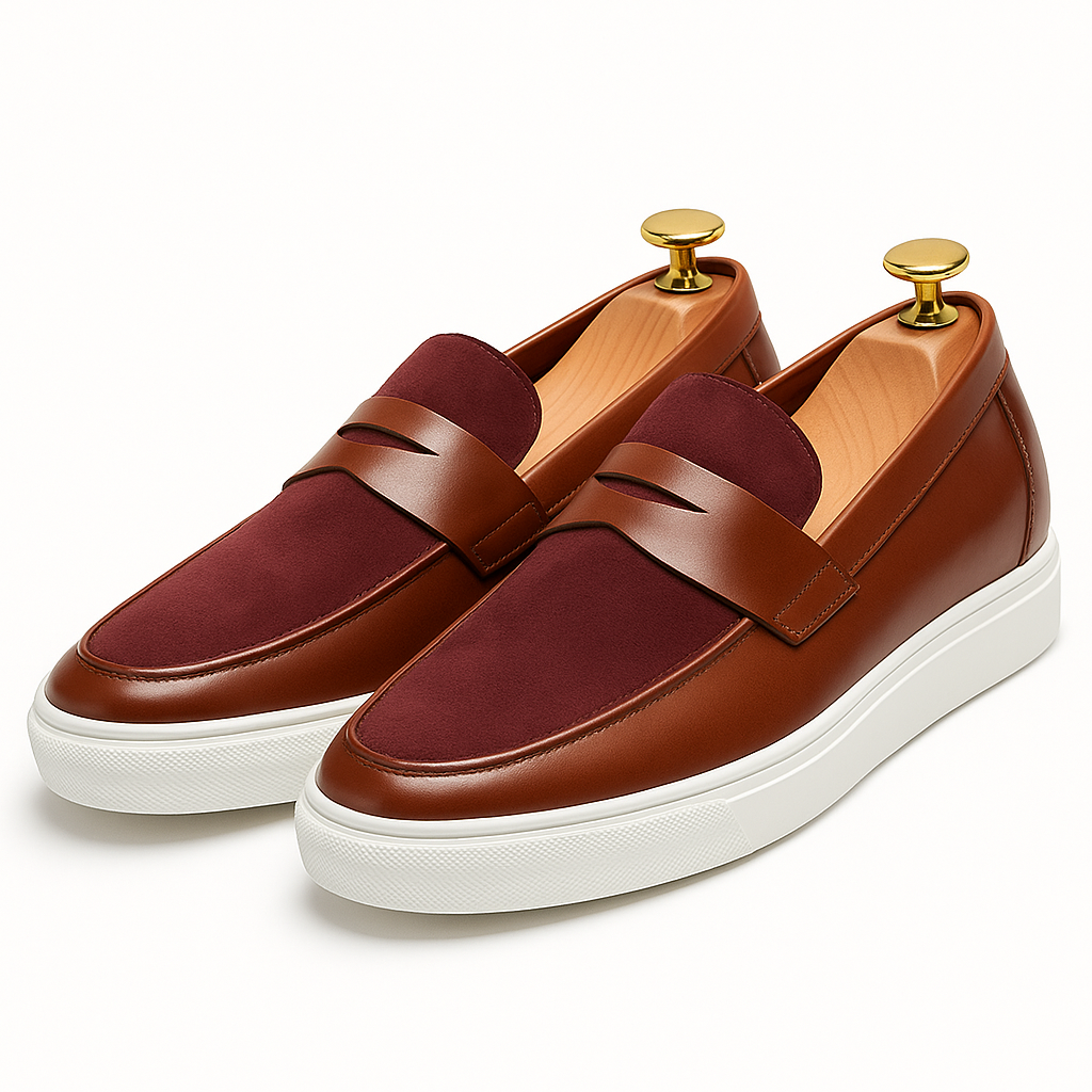 LuxeoutFit | Suede en leren loafers 2