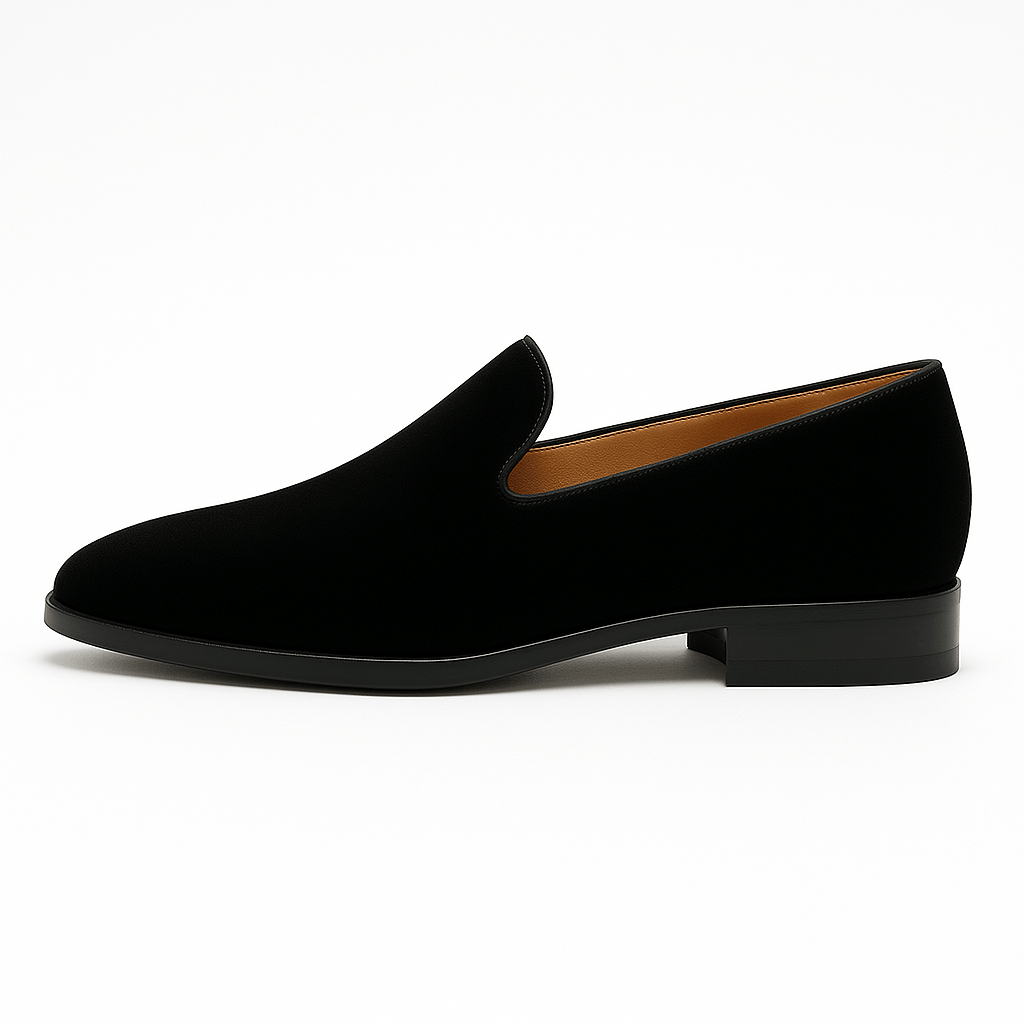 LuxeoutFit | Suède loafers met slip-on model 1