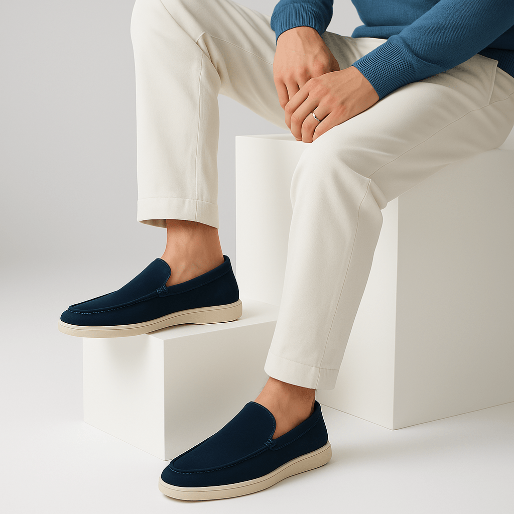 LuxeoutFit | Suede loafers met verlaagd profiel 1