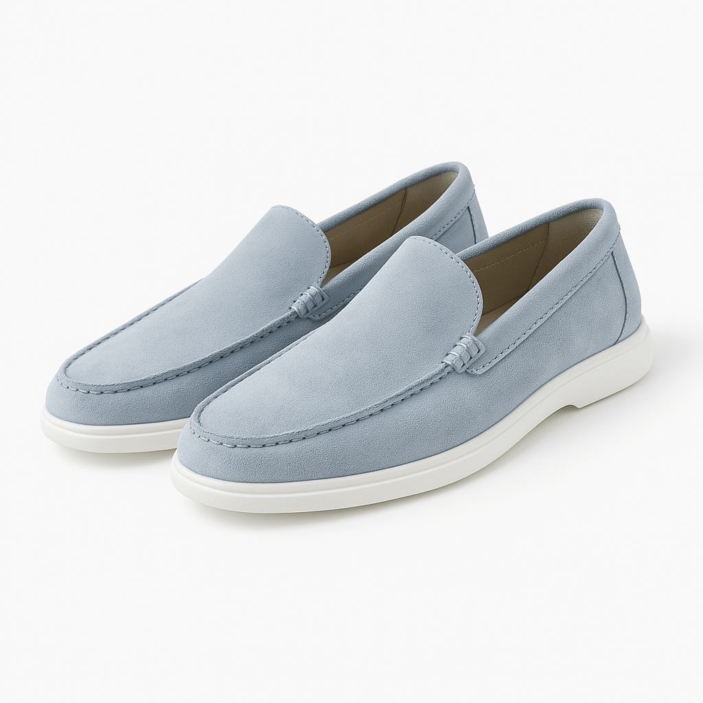 LuxeoutFit | Suede loafers met verlaagd profiel 11