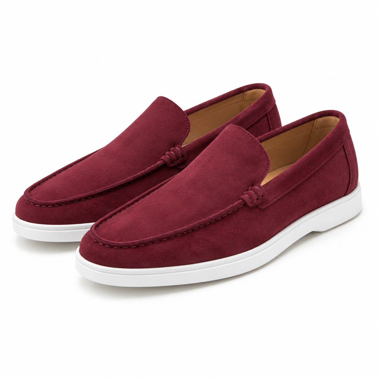 Navando | Mocassins en suède à profil bas