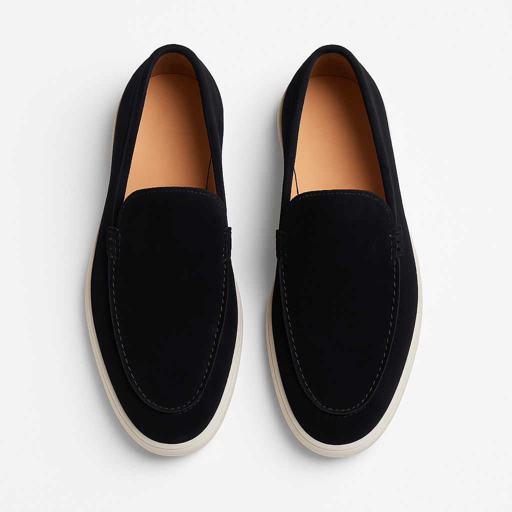 LuxeoutFit | Suede loafers met verlaagd profiel 6
