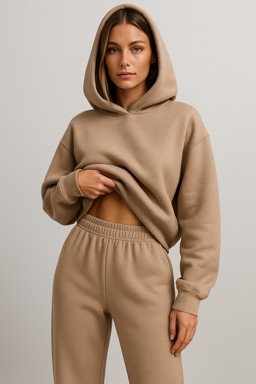 Maeve | Zachte oversized hoodie- en joggingset 2