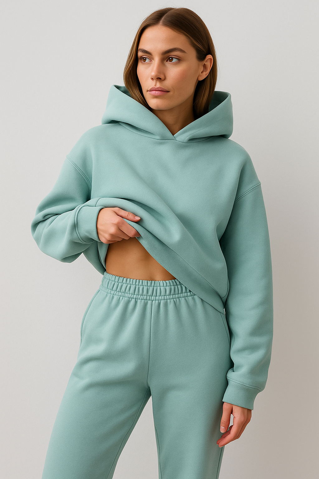 Maeve | Zachte oversized hoodie- en joggingset 4
