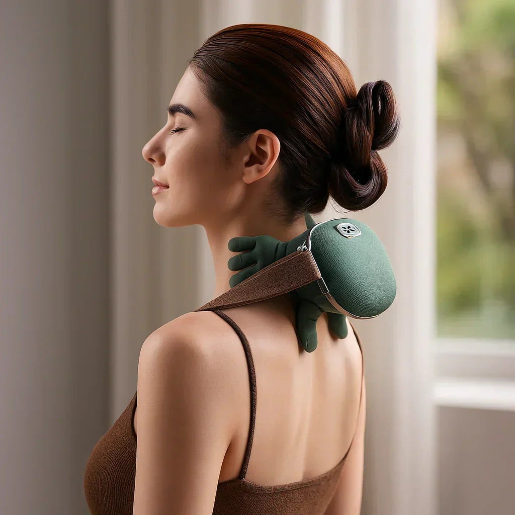 Maryam | Draadloos Nekmassageapparaat Met Gerichte Warmtefunctie