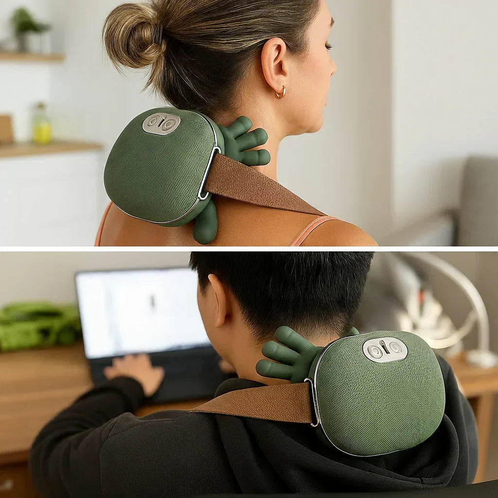 Maryam | Draadloos Nekmassageapparaat Met Gerichte Warmtefunctie