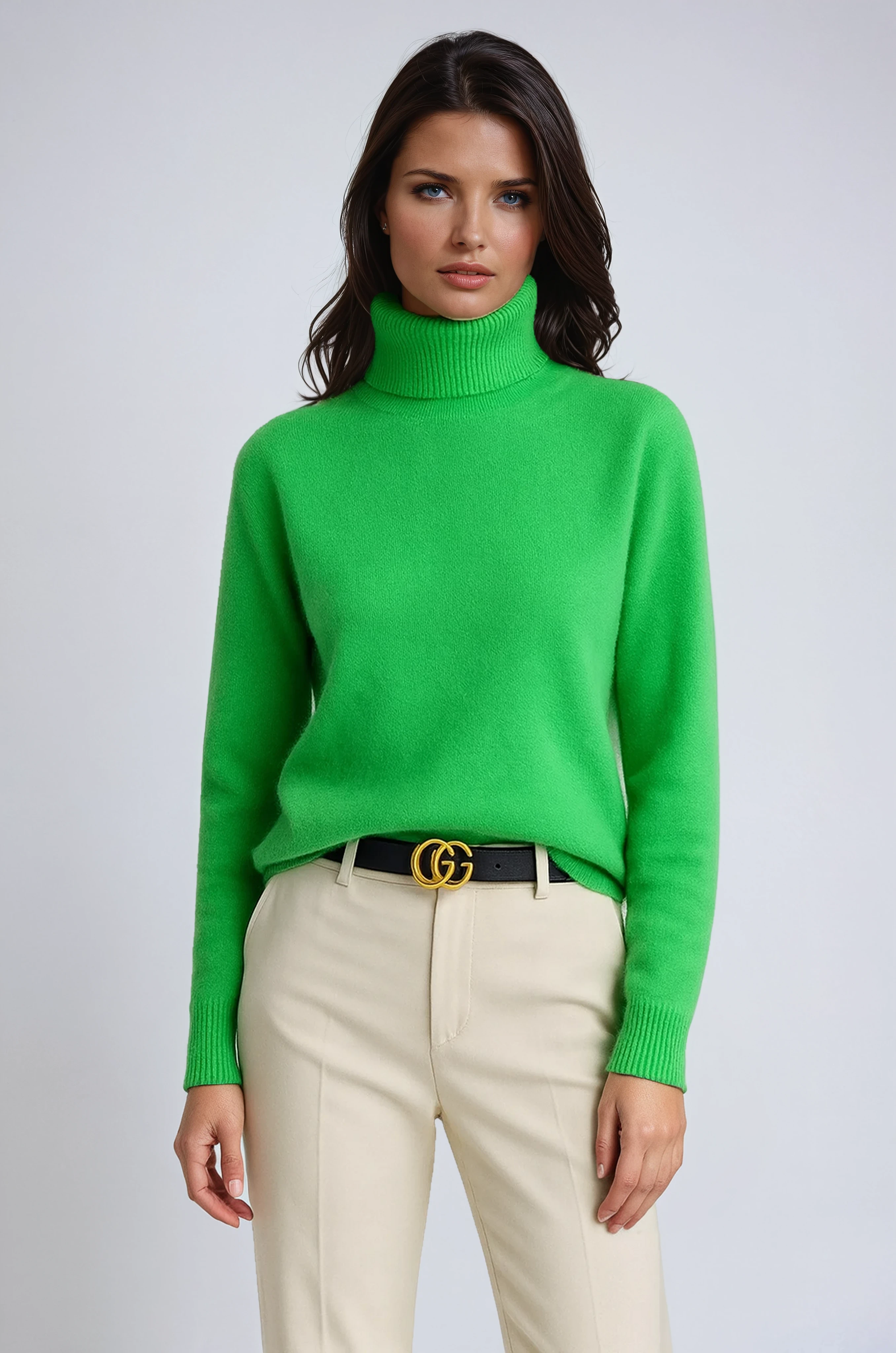 Mave Dames Coltrui | Gebreid & Hoge Hals 1