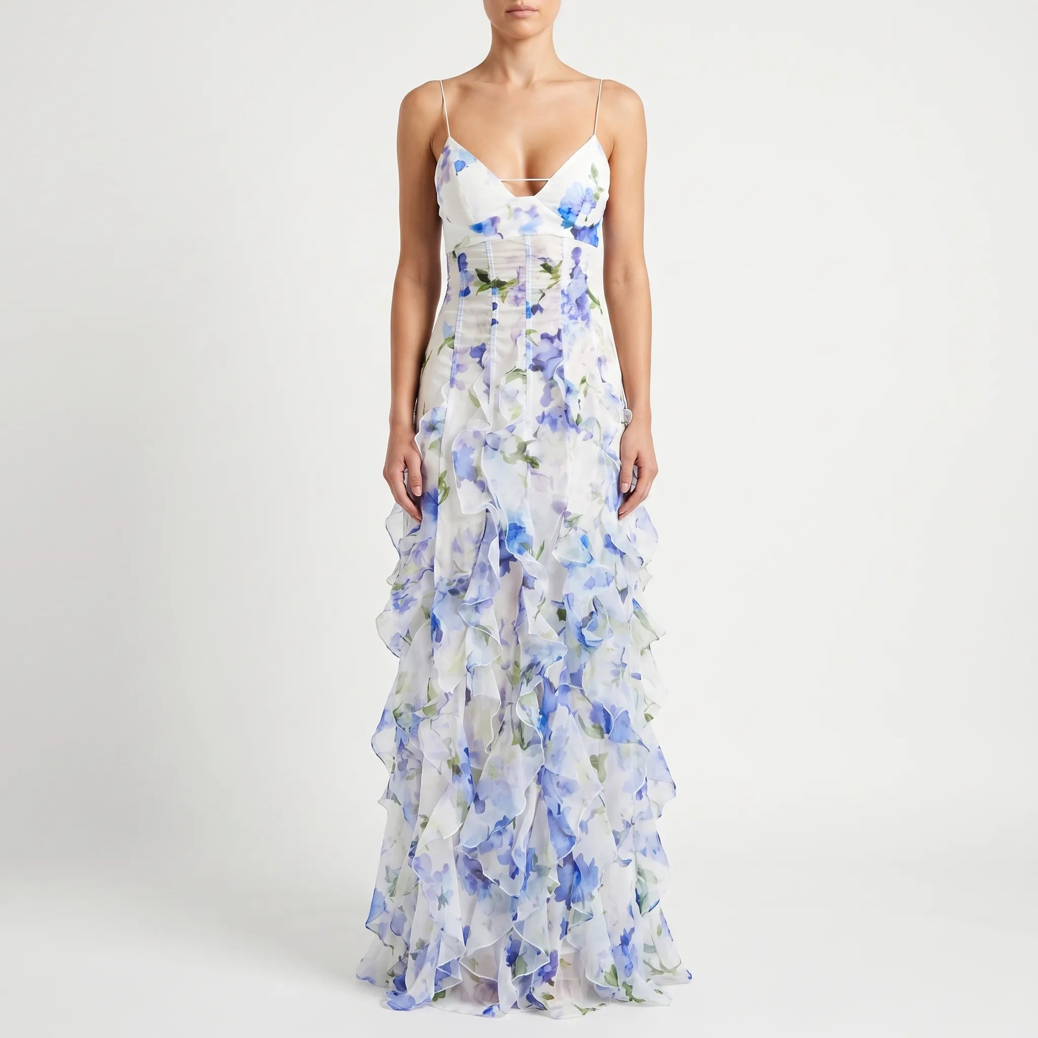 Maxi-Jurk Met Ruches | Navando 