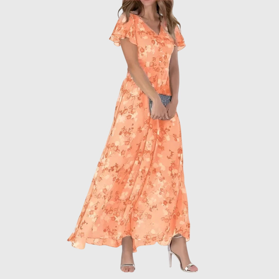 Maxi Jurk Met Bloemenprint | Navando