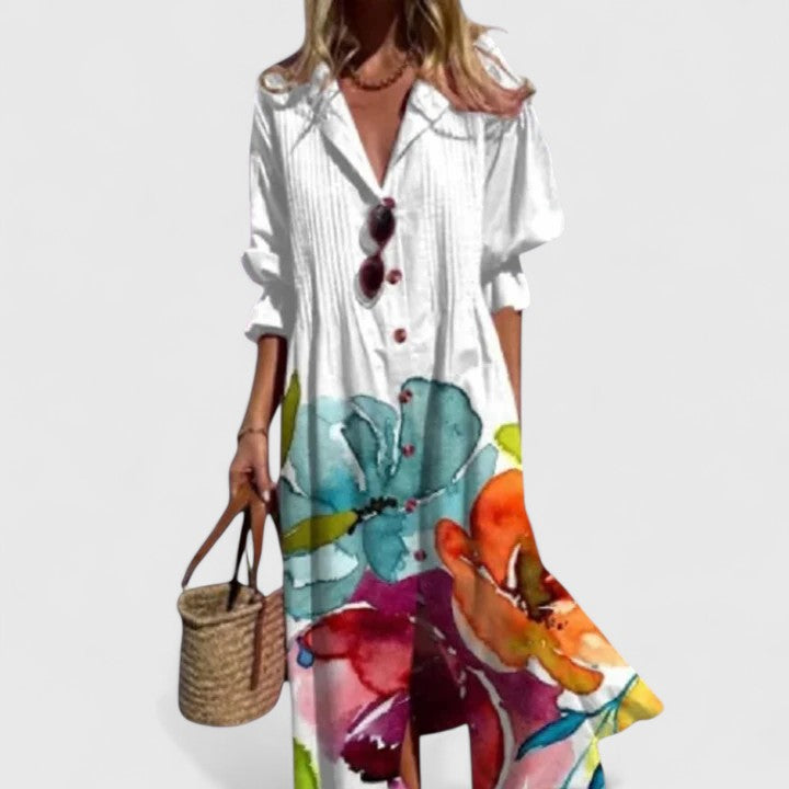 Maxi Jurk Met Print | Navando