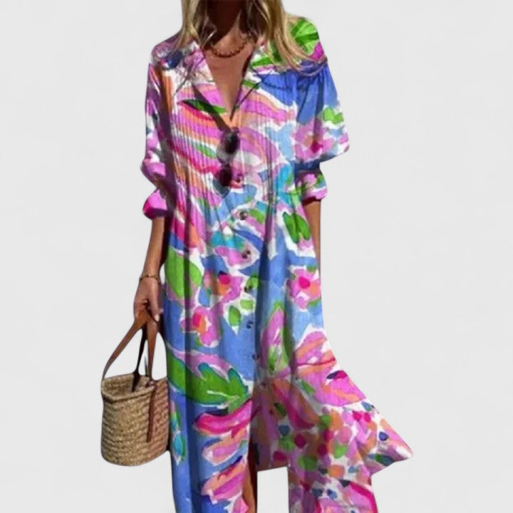 Maxi Jurk Met Print | Navando
