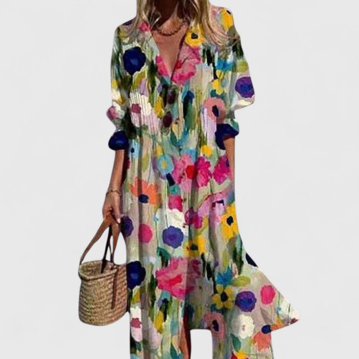 Maxi Jurk Met Print | Navando
