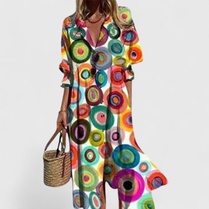 Maxi Jurk Met Print | Navando