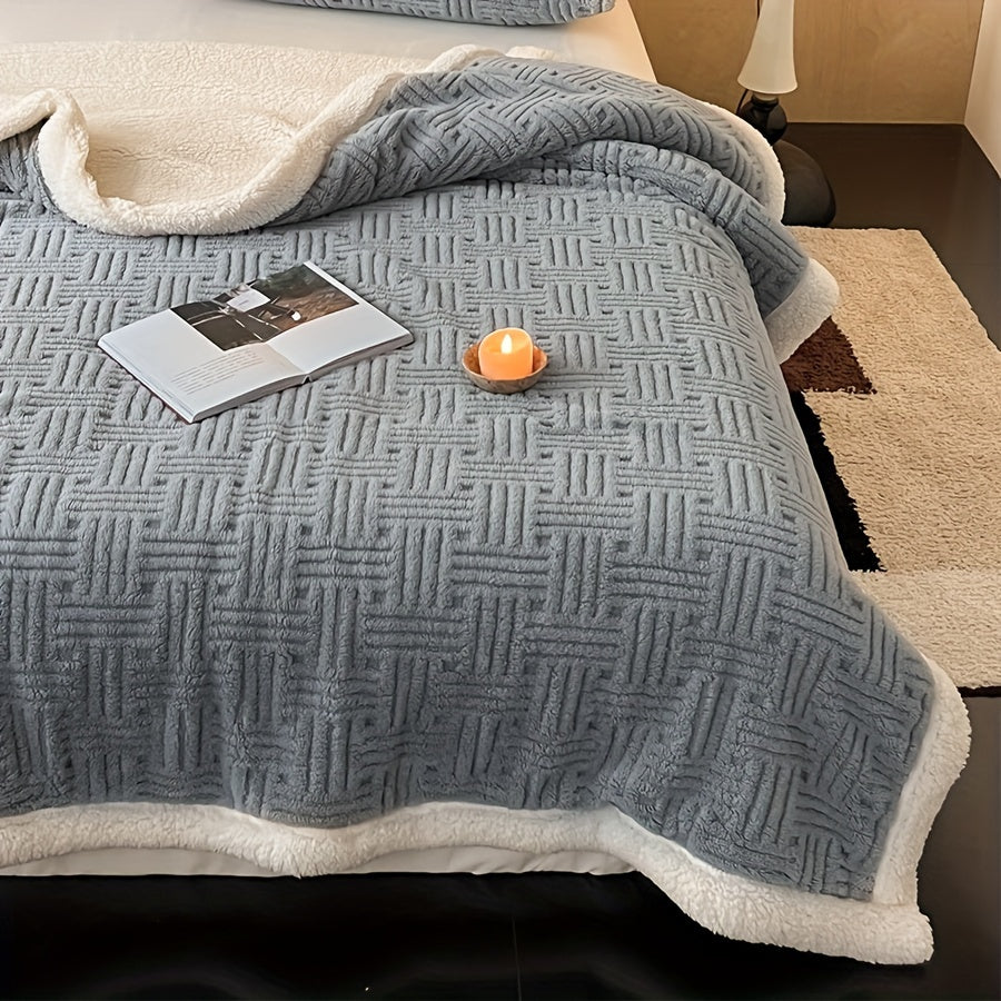 Maxime | Gebreide Plaid Voor De Bank