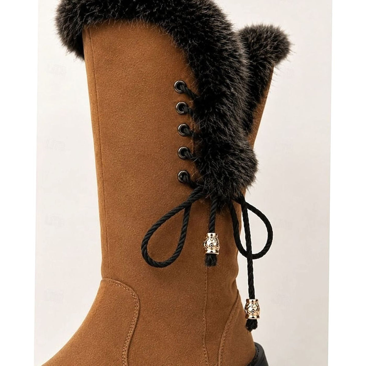 Meike | Hoge Snowboots Met Grove Profielzool