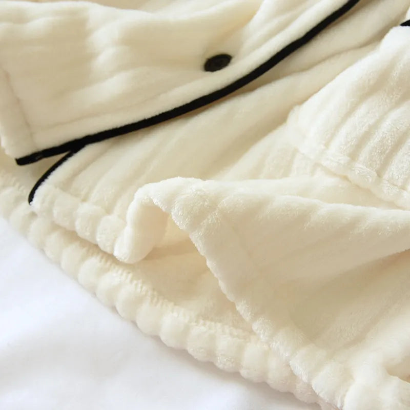 Mila | Flanellen pyjama met lange mouwen 8