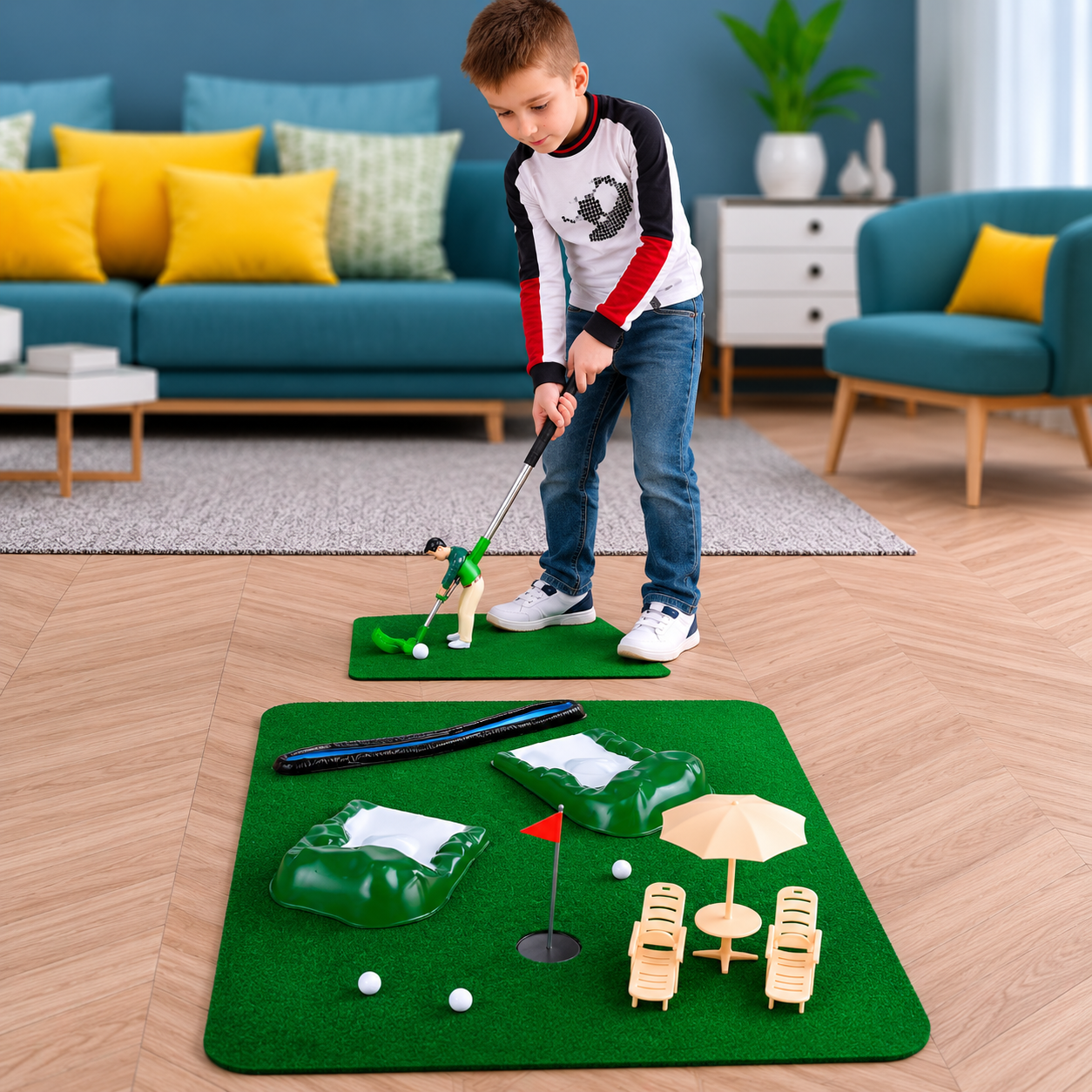 Mini Golfset Voor Binnen | Navando