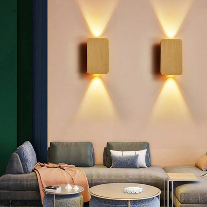 Minimalistische LED | Aluminium wandlamp zwart 10