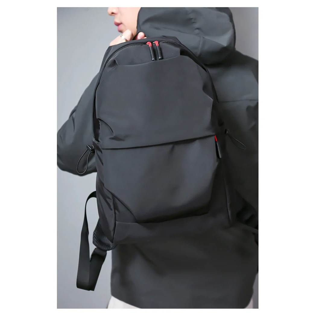 Minimalistische Zwarte Zakelijke Laptop Rugzak | Navando 