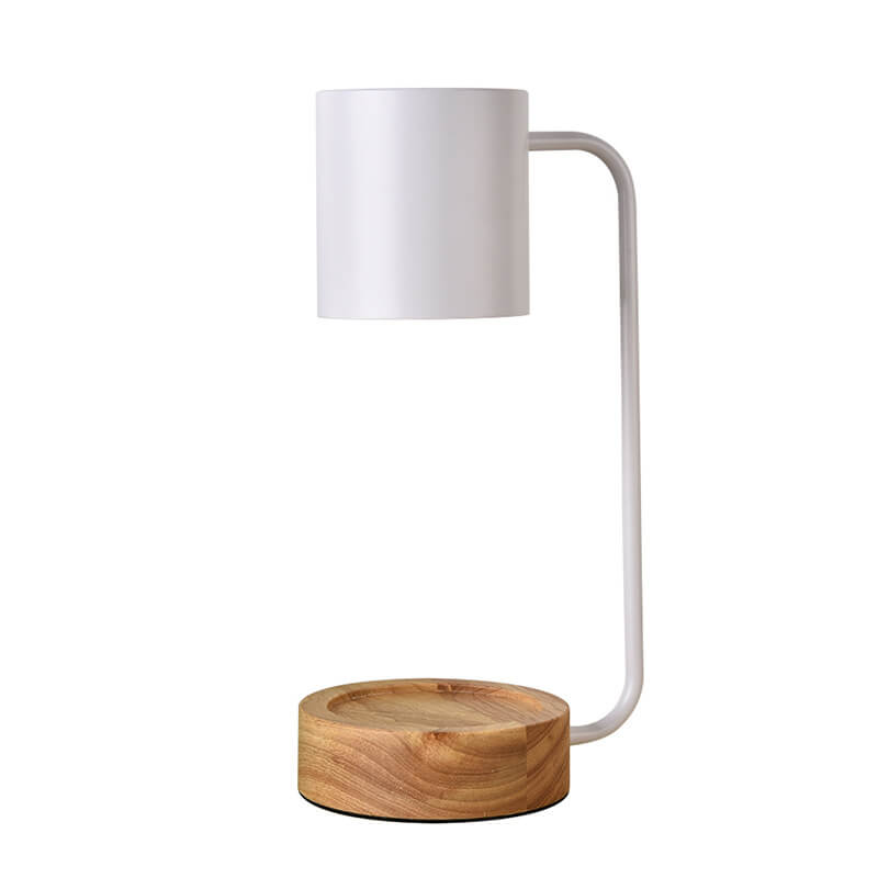 Minimalistische tafellamp | Houten en metalen dimbare lamp 7