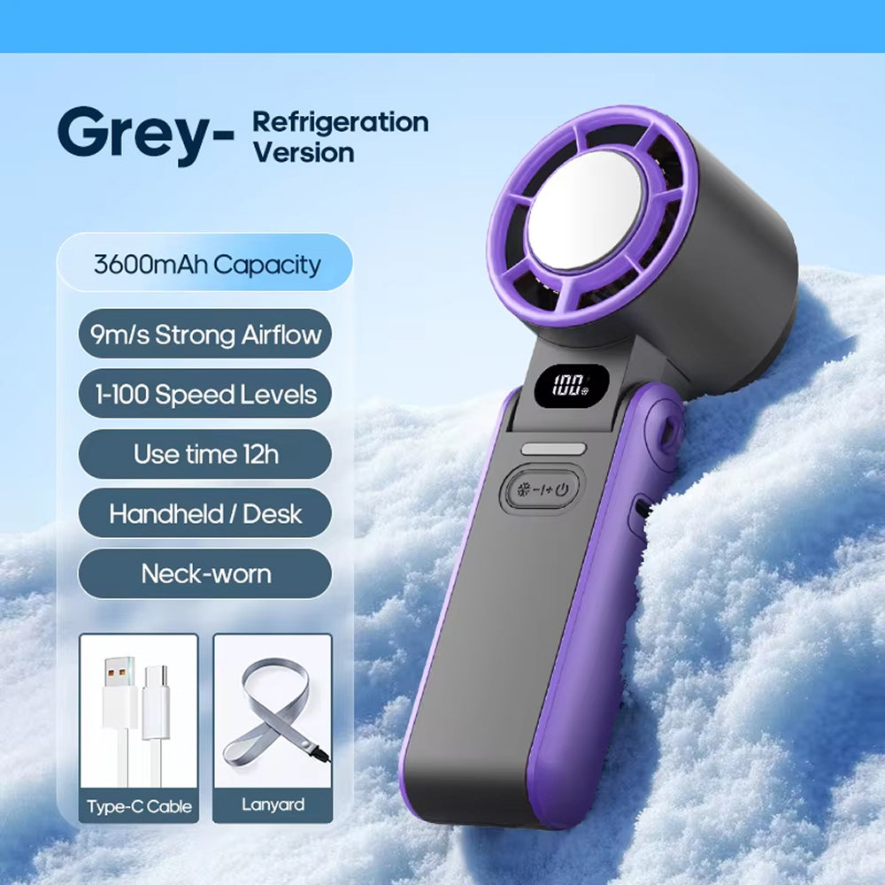 Moderne Oplaadbare Opvouwbare Draagbare Handventilator | Navando 