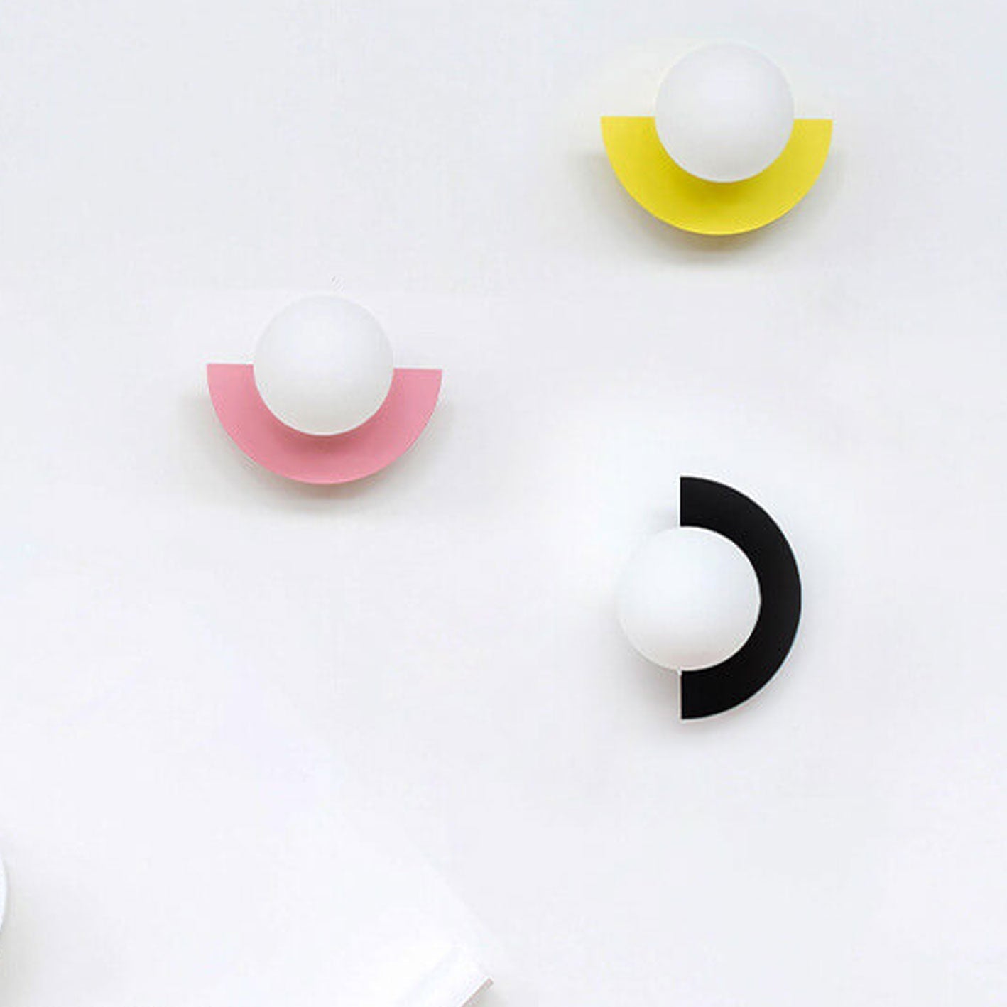 Moderne wandlamp | Glazen bolvormige kandelaar 13