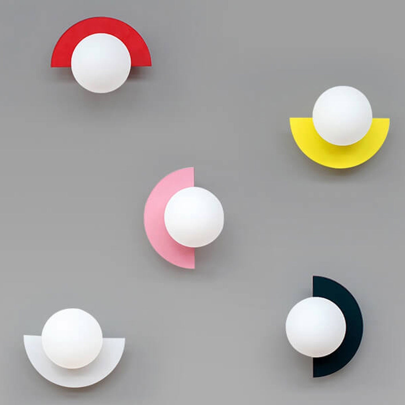 Moderne wandlamp | Glazen bolvormige kandelaar 14