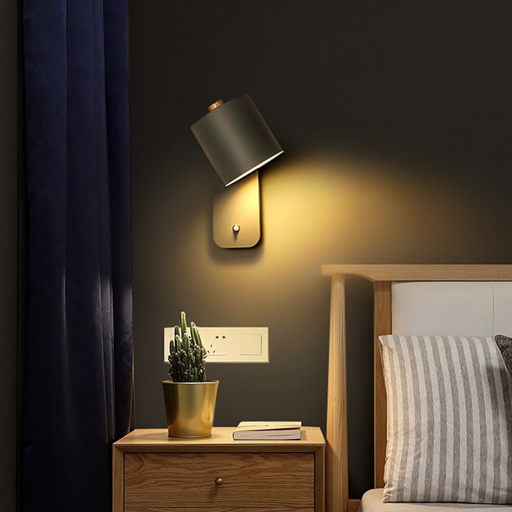 Moderne wandlamp | Sterk metaal, led-verlichting, schakelaar 7