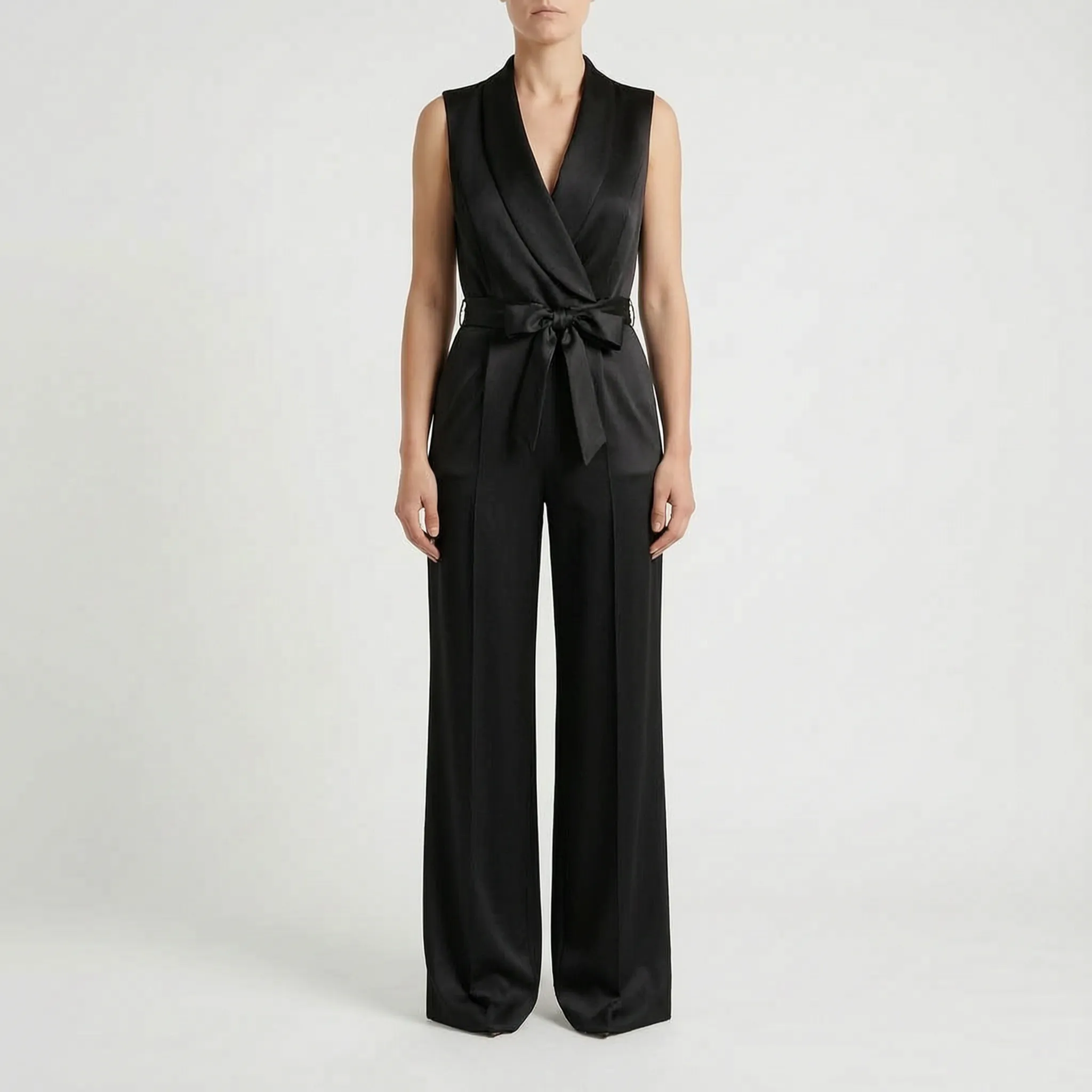 Mouwloze Getailleerde Jumpsuit | Navando 