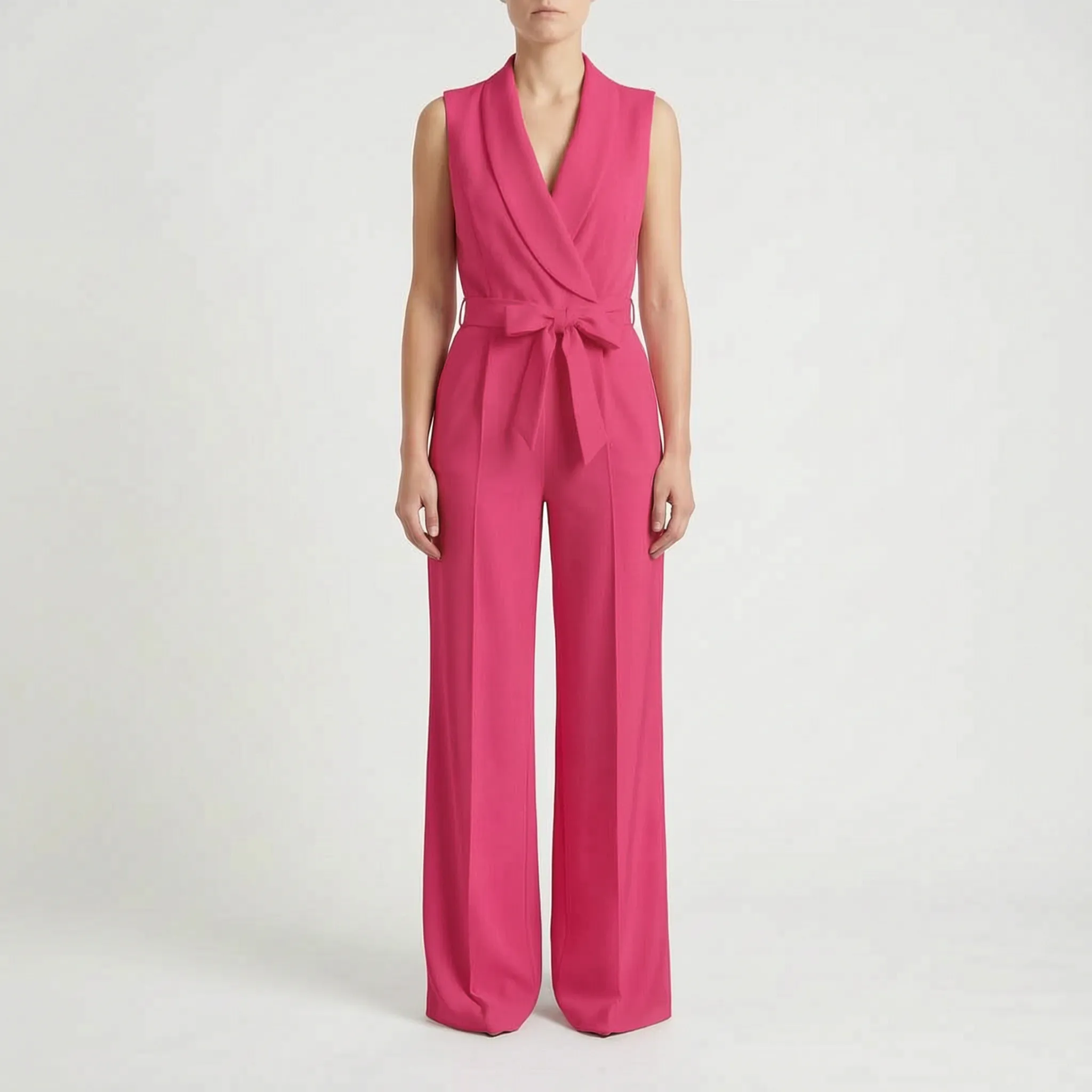 Mouwloze Getailleerde Jumpsuit | Navando 