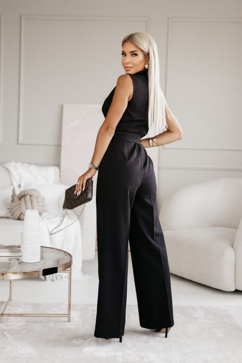 Mouwloze Getailleerde Jumpsuit | Navando 