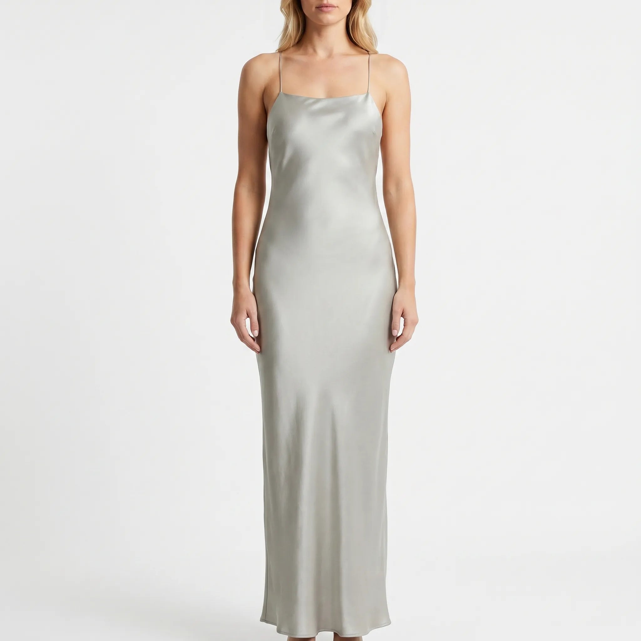 Mouwloze Maxi-Jurk Met Halter | Navando 