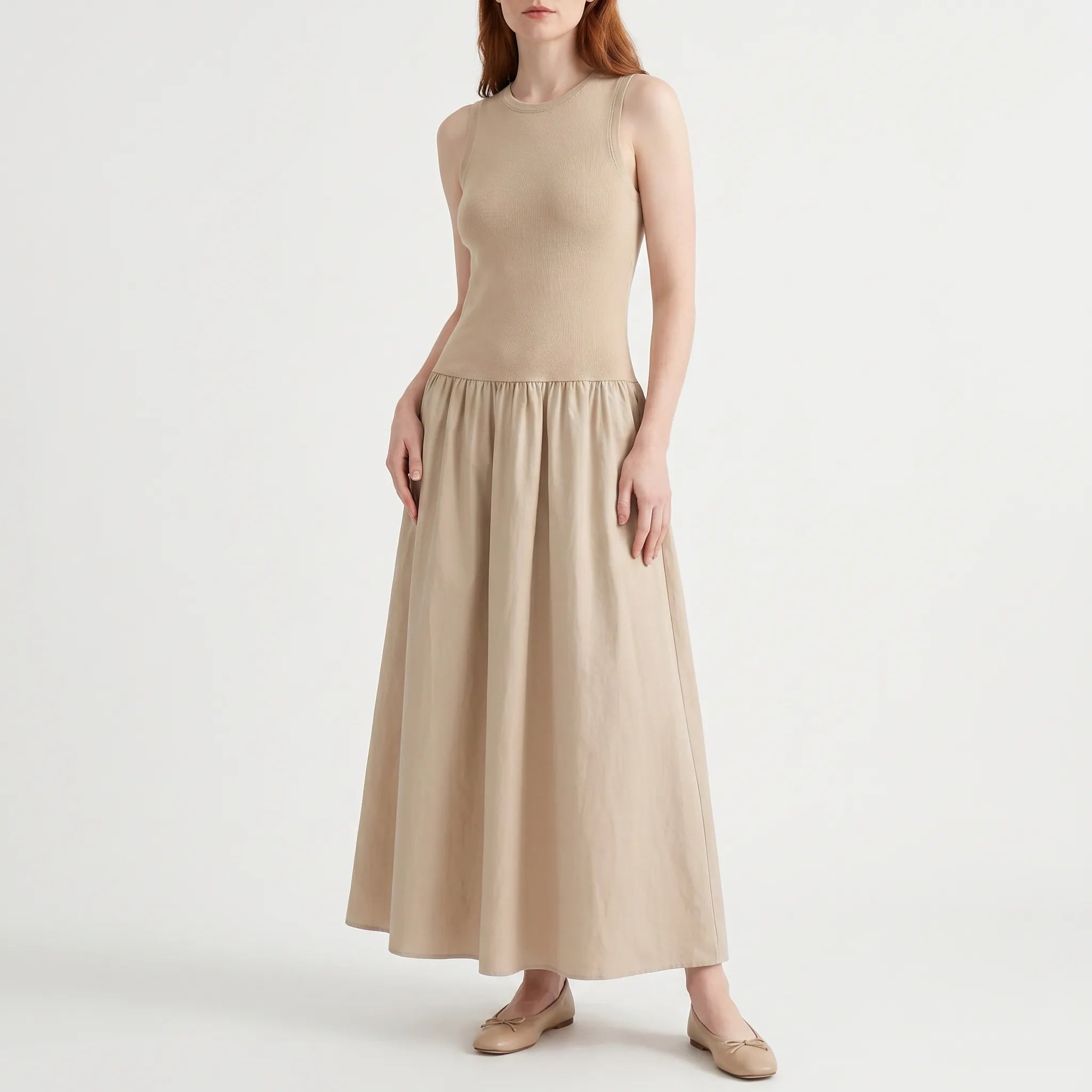 Mouwloze Maxi-Jurk | Navando 