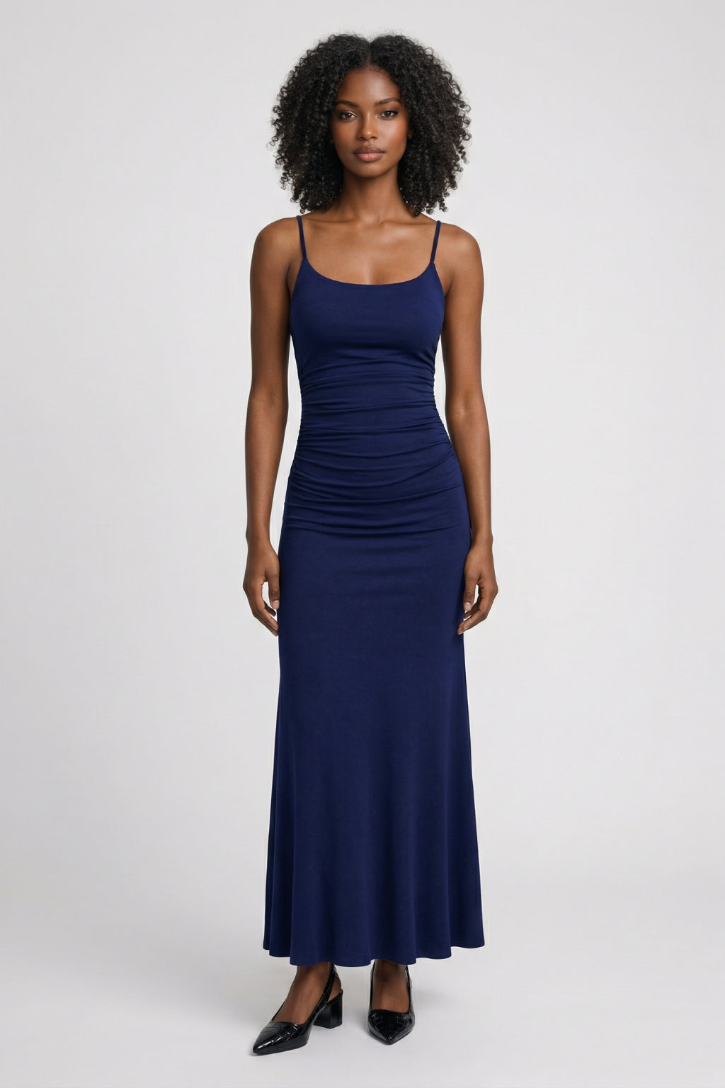 Mouwloze Maxi Jurk Met Spaghettibandjes | Navando