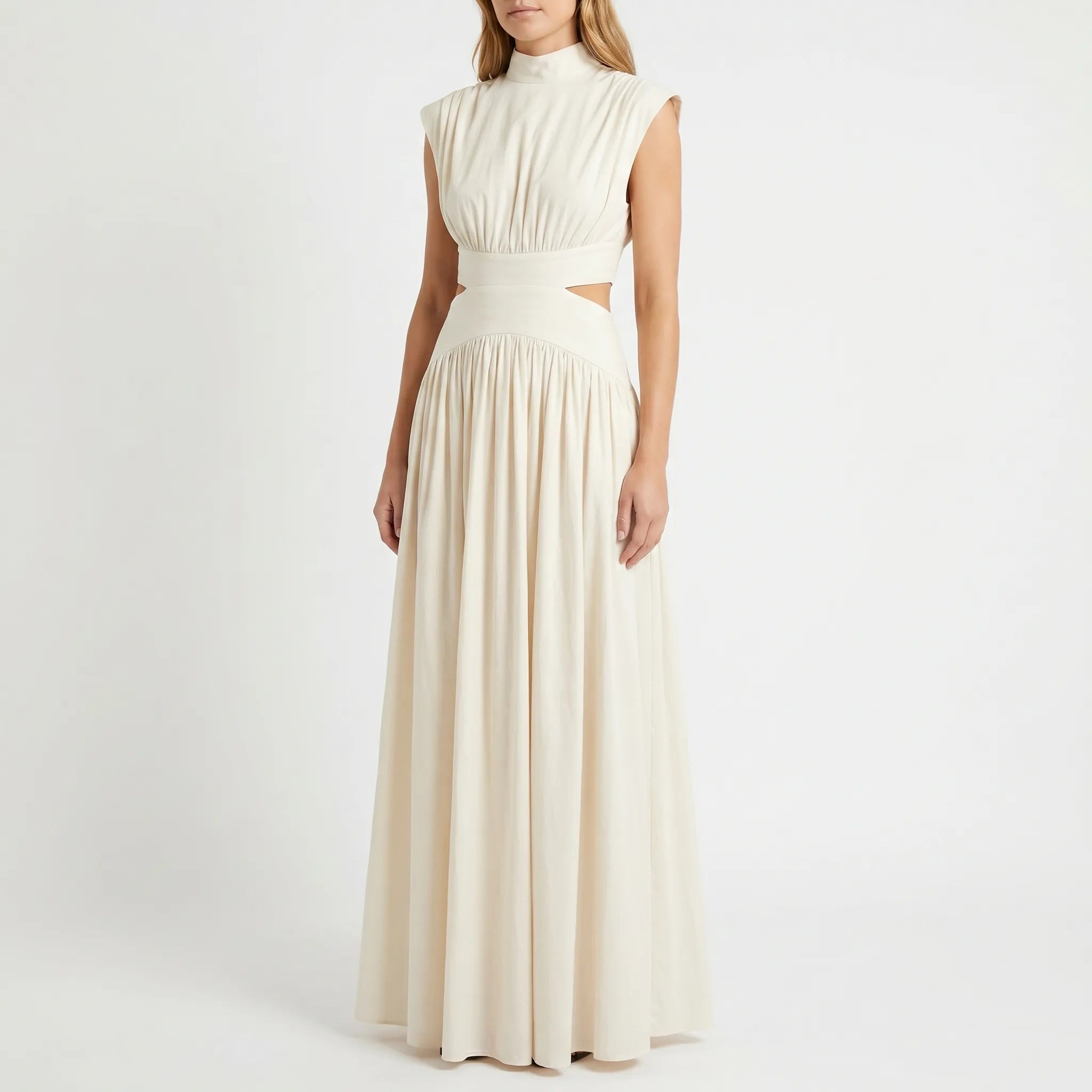 Mouwloze Maxi Jurk | Navando 