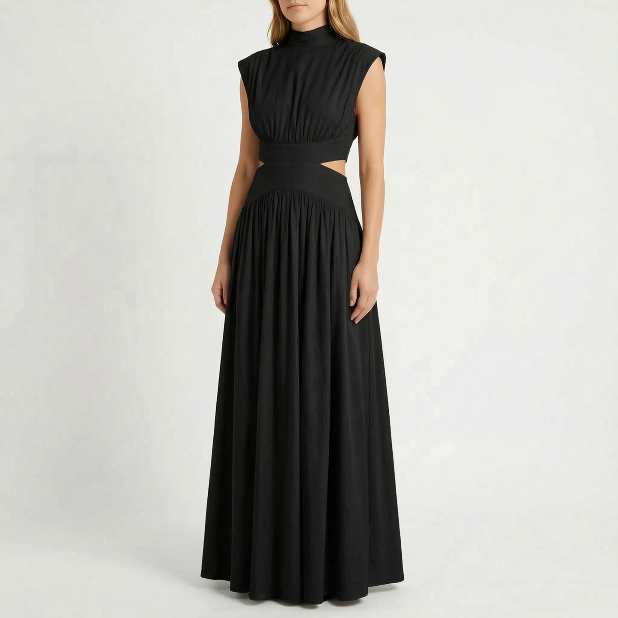 Mouwloze Maxi Jurk | Navando 