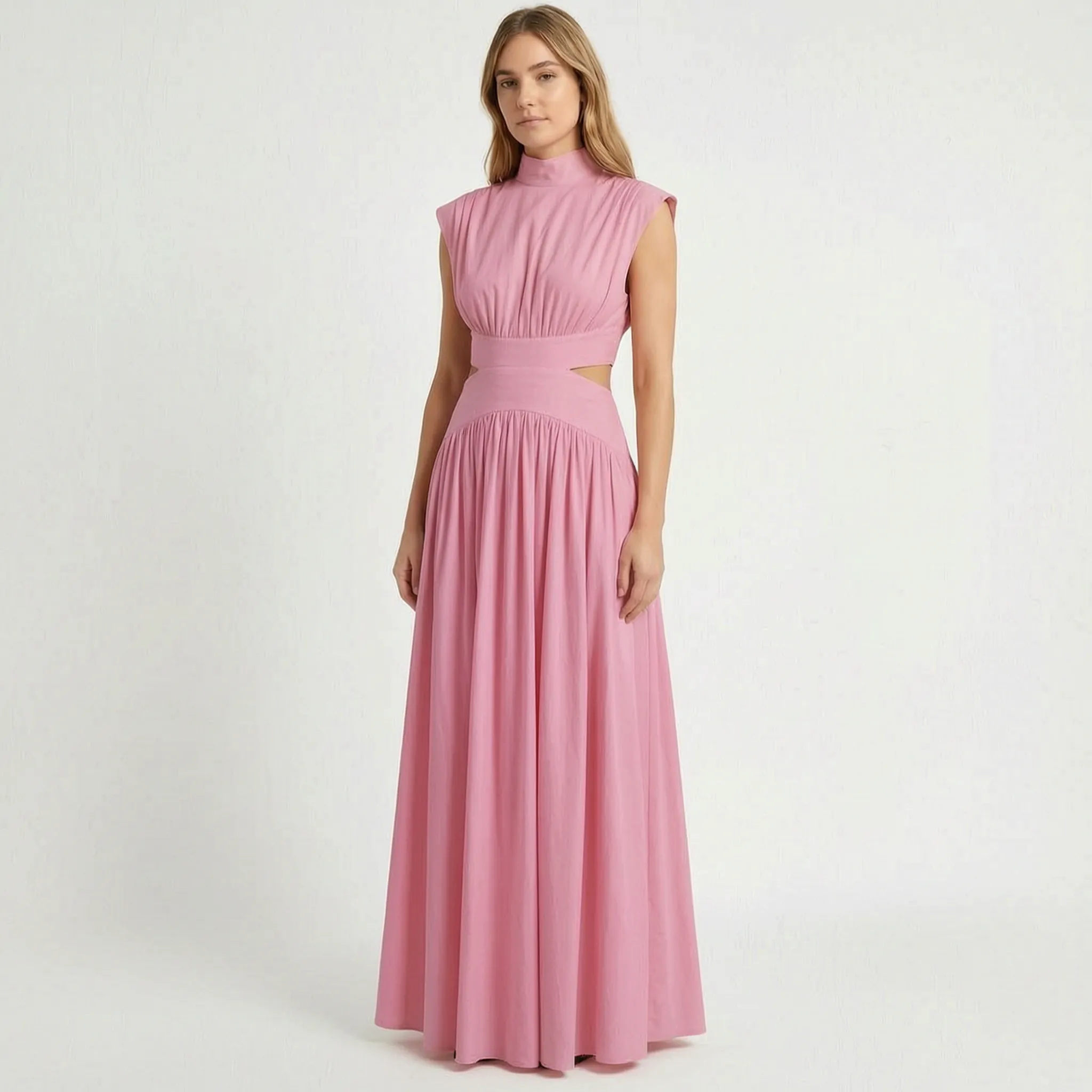 Mouwloze Maxi Jurk | Navando 